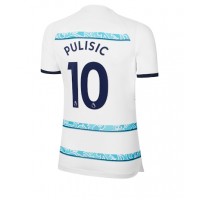 Chelsea Christian Pulisic #10 Fotballklær Bortedrakt Dame 2022-23 Kortermet